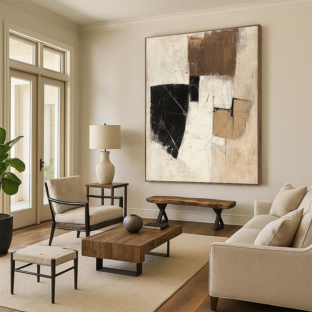 Abstract Geometric Shapes Art for Studio & Contemporary Home STSC738