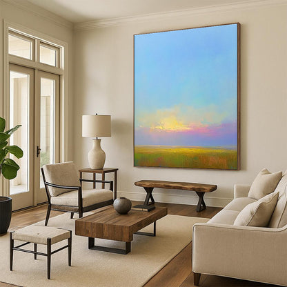 Colorful Sky and Field for Bohemian Café & Art - Loving Home STSC888