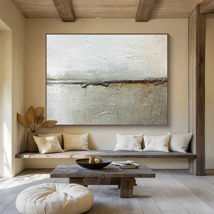 Gray - White Rust - Accent Art for Industrial - Chic Bar Wall Spaces DLZ3138