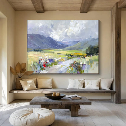 Impressionistic Valley Art for Nature Lover’s Bedroom & Countryside Retreat Lounge SC473