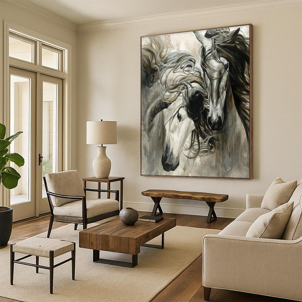 Majestic Horses Art for Horse Ranch & Living Room DLZ2344