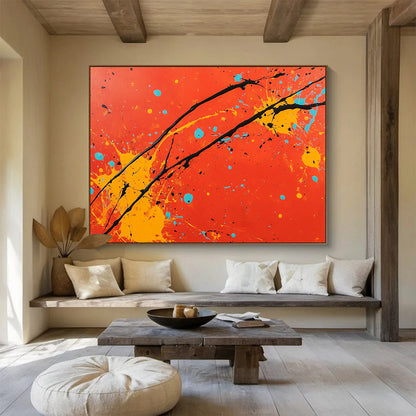 Figurative Abstract Art: Enhance Wellness Center & Contemporary Gallery Vibes SC531