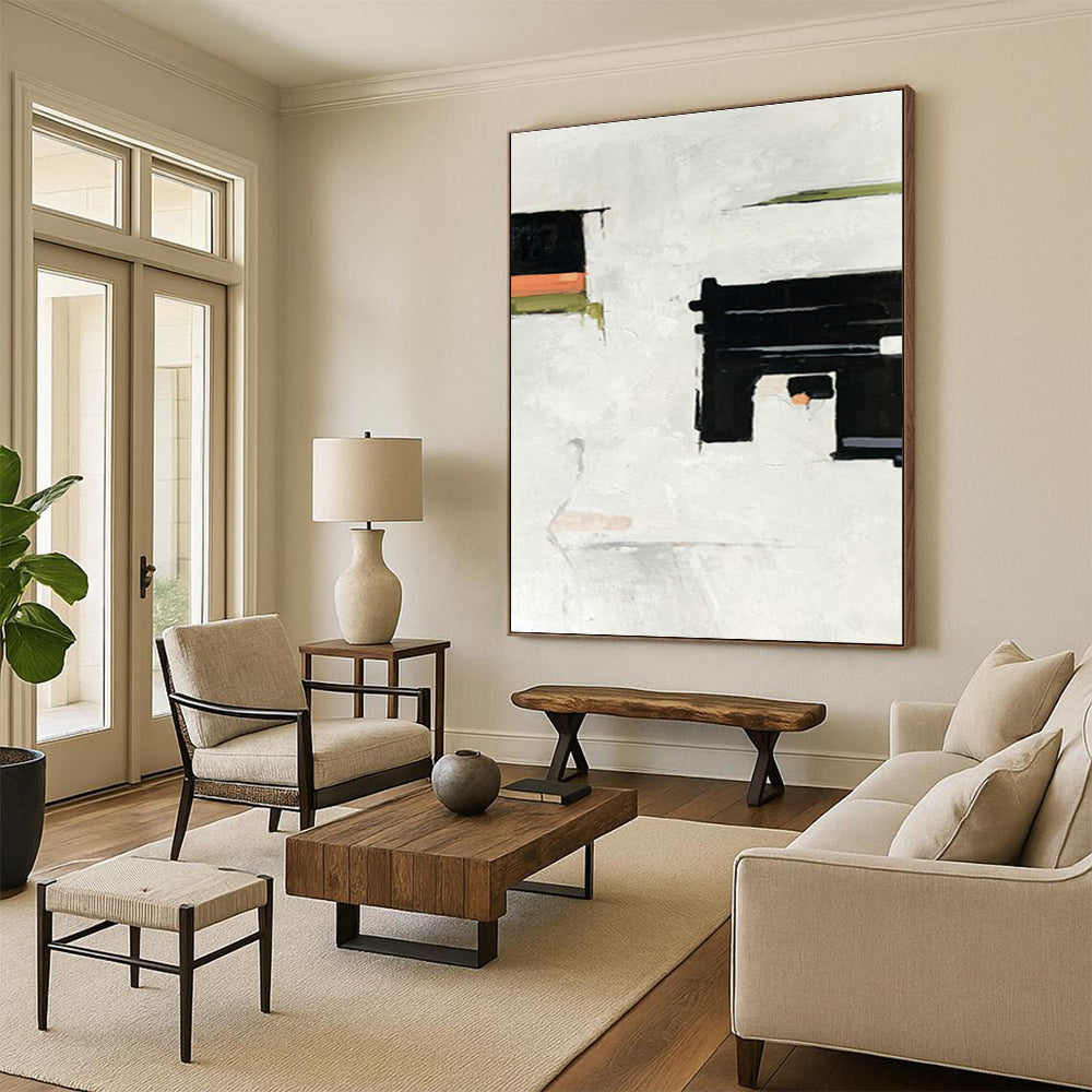 Minimalist Block Abstract Art  for Living Room & Office DLZ0507