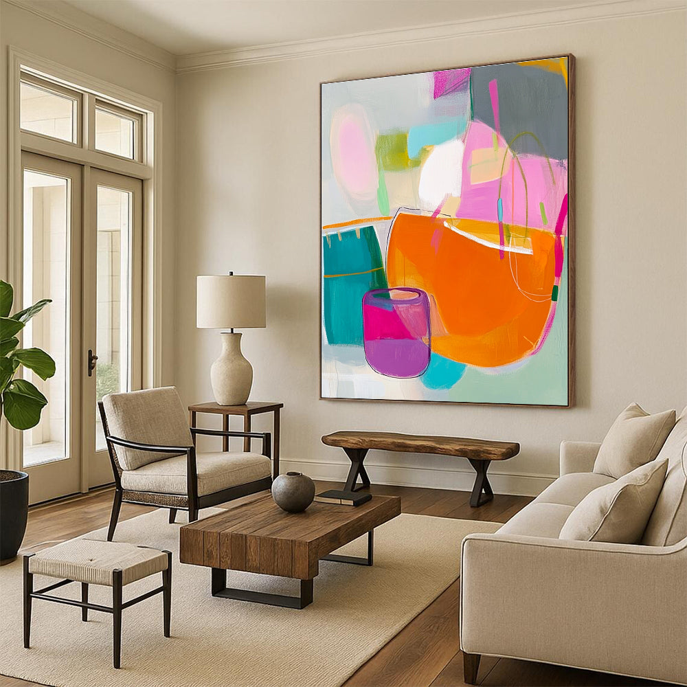 Abstract Still Life with Vessels for Modern Dining Room & Ceramic Gallery STSC788