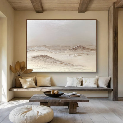 Serene Abstract Art for Yoga Studio & Scandinavian Bedroom SC622