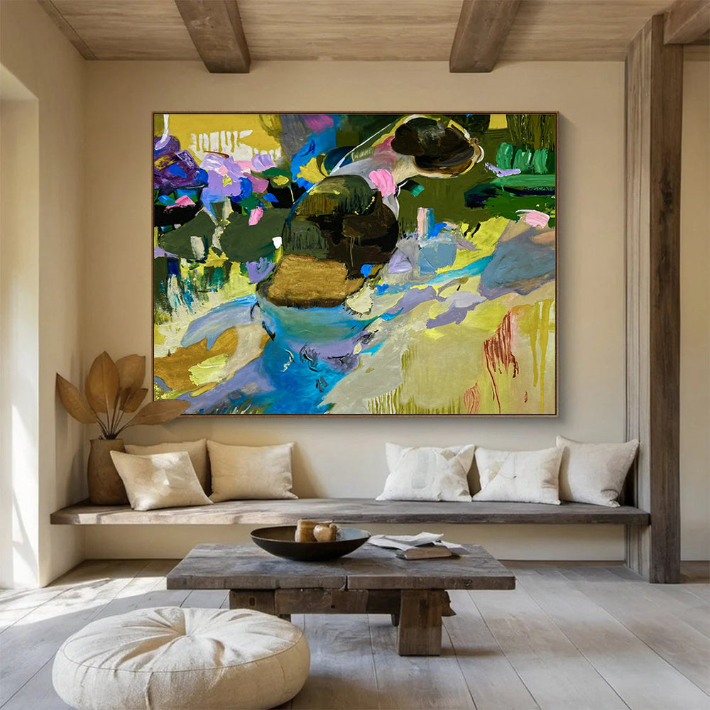Colorful Animal Abstract Art for Family - Friendly Restaurant Kids’ Zones DLZ3307