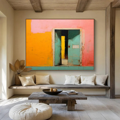 Color - Clash Doorway Abstract for Eclectic Entryway DLZ3025