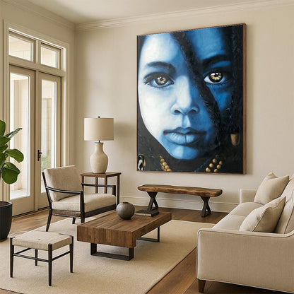 Portrait Oil Painting for Cultural Art Exhibition & Personal Home Family Room DLZ1609
