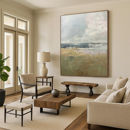 Light - Color Landscape Abstract Art for Living Room & Sunroom DLZ0486