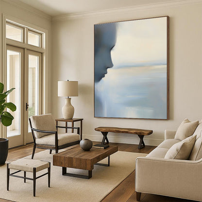 Profile by the Sea for Minimalist Bedroom & Art - Loving Library STSC883