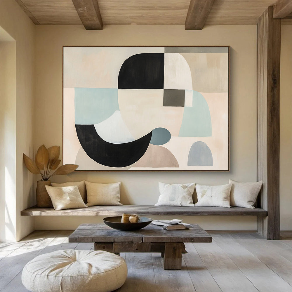 Monochrome Horizon: Ideal for Minimalist Living & Art Gallery Displays SC510