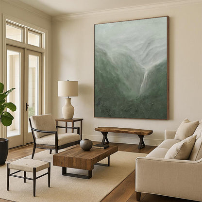 Misty Mountain Waterfall Art for Nature - Lovers' Lounge & Tranquil Spa DLZ2190