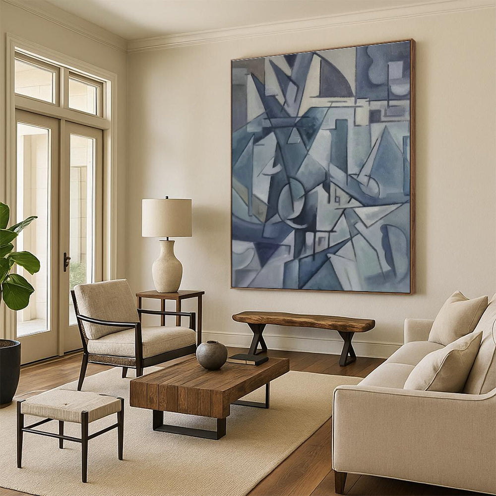 Cubist Abstract Art for Modern Office & Gallery Space DLZ0590