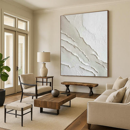 White Relief Art for Modern Home Gallery Wall Highlights DLZ0266