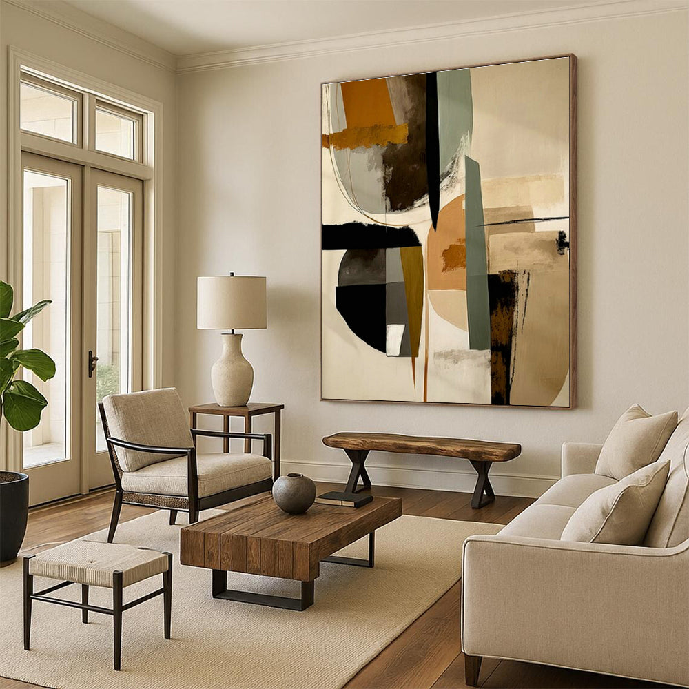 Abstract Geometric Collage for Creative Studio & Urban Loft Apartment DLZ1633