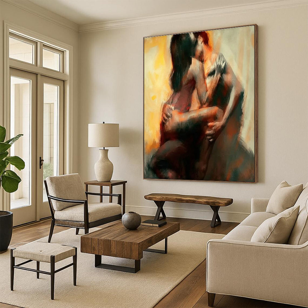 Stupendous Custom - Made Abstract Canvas for Office & Cottage DLZ2333