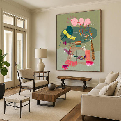 Creative Collage Art for Trendy Home Office Inspiration Walls DLZ0175