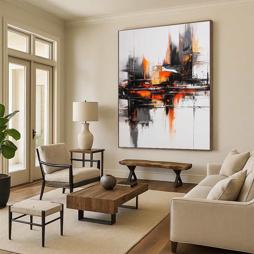 Vibrant Urban Abstract Art for City - Lover’s Home Office & Contemporary Art Gallery STSC1353