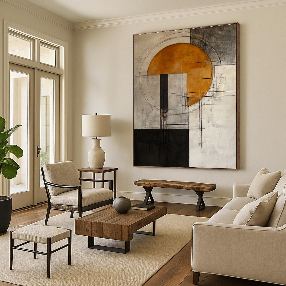Geometric Abstract Art for Studio & Hallway STSC661