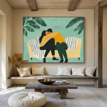 Intimate Embrace Art for Bedroom & Couples’ Lounge SC400