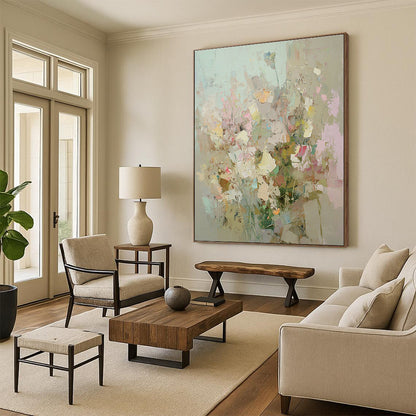 Abstract Flower Bouquet for Feminine - Inspired Bedroom & Floral - Themed Café STSC588