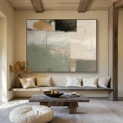 Modern Geometric Color - Block Art for Chic Hallway First Impression DLZ2712