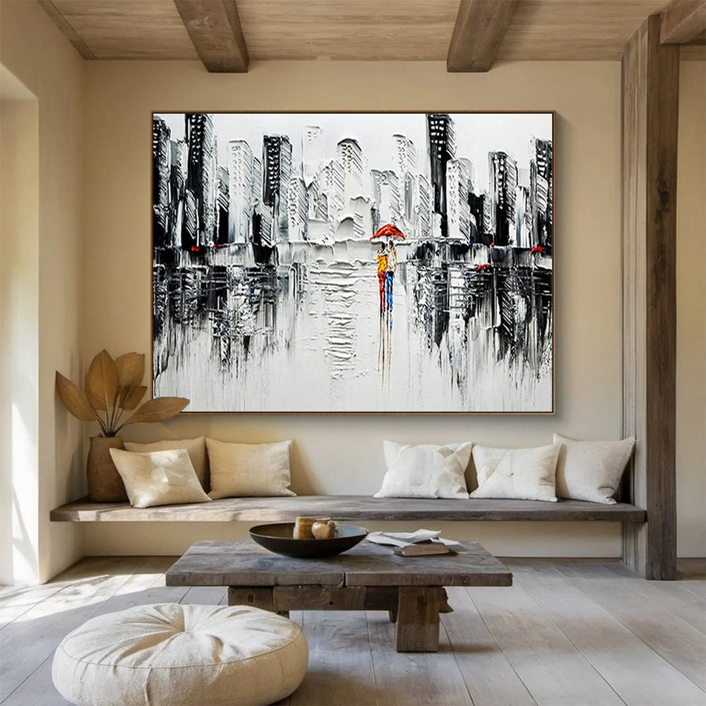 Cityscape Lover’s Art for Modern Loft Apartment Balcony Nooks DLZ3279
