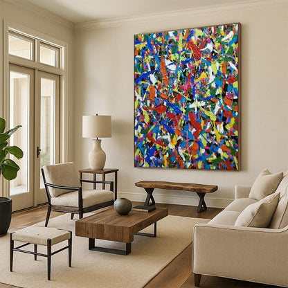 Colorful Splatter Abstract Art for Children’s Playroom & Art - Themed Nursery DLZ1789