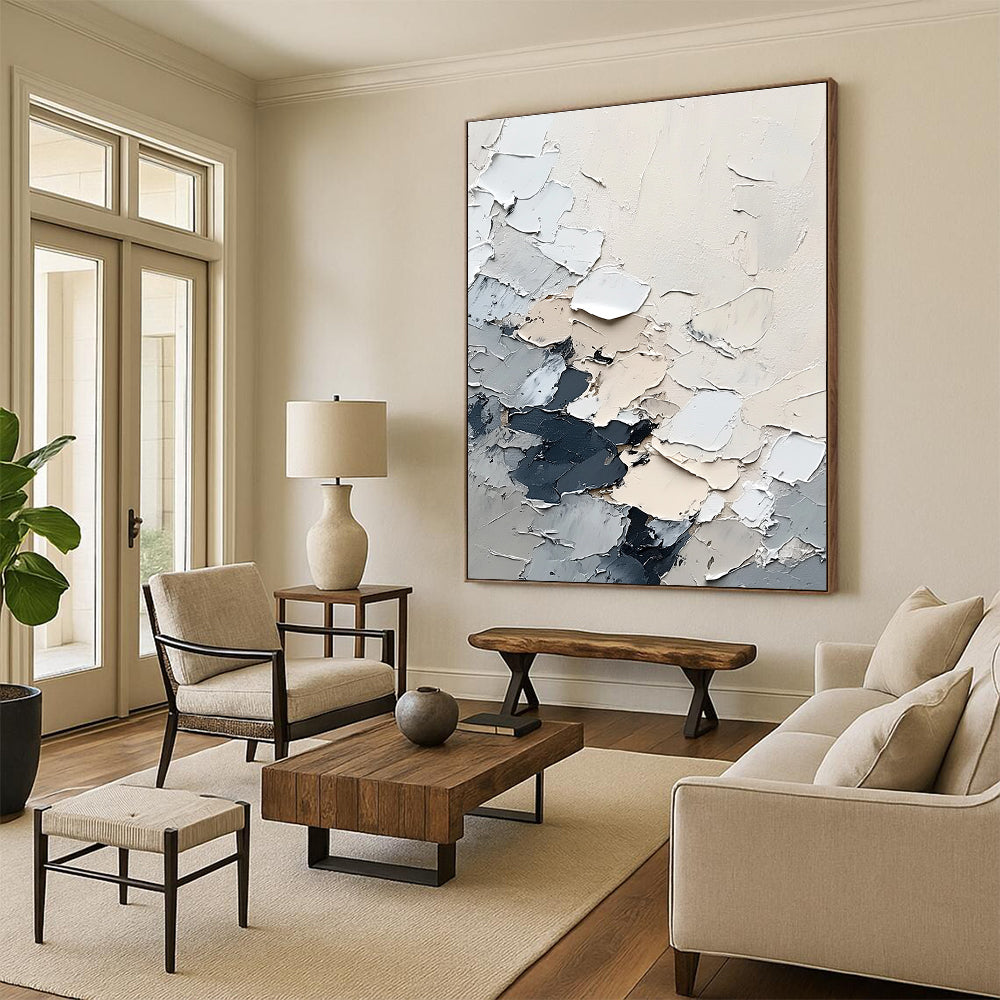 Thick Textured Abstract for Artistic Studio & Bold Home Decor STSC567