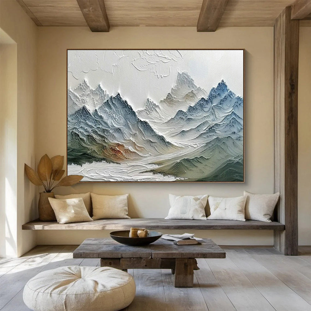 3D Mountain Relief Art for Grand Foyer with Nature Vibe DLZ2837