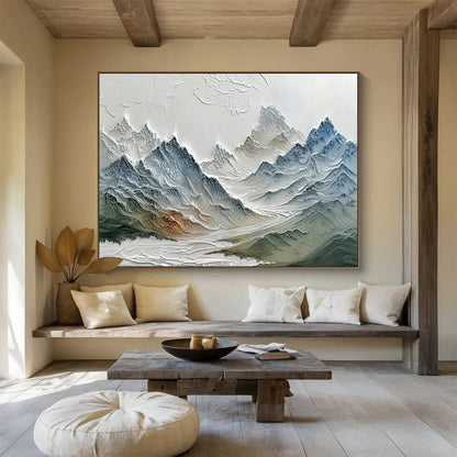 3D Mountain Relief Art for Grand Foyer with Nature Vibe DLZ2837