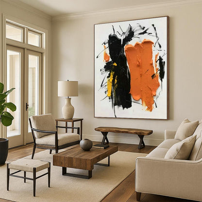 Bold Color Block Abstract Art for Contemporary Gallery & Art - Inspired Workplace DLZ1448