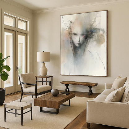 Ethereal Figure Sketch for Art Gallery Lounge & Bohemian Bedroom STSC840