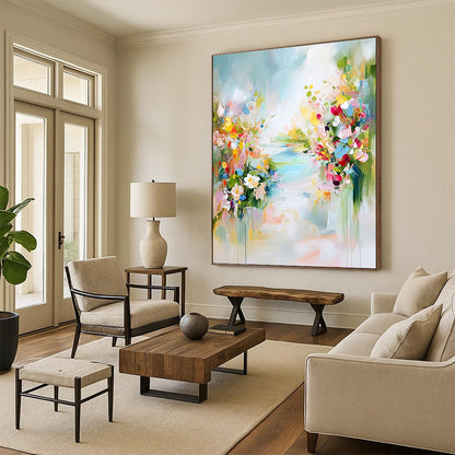 Colorful Flower Path for Garden - Themed Wedding Venue & Bright Living Room STSC891