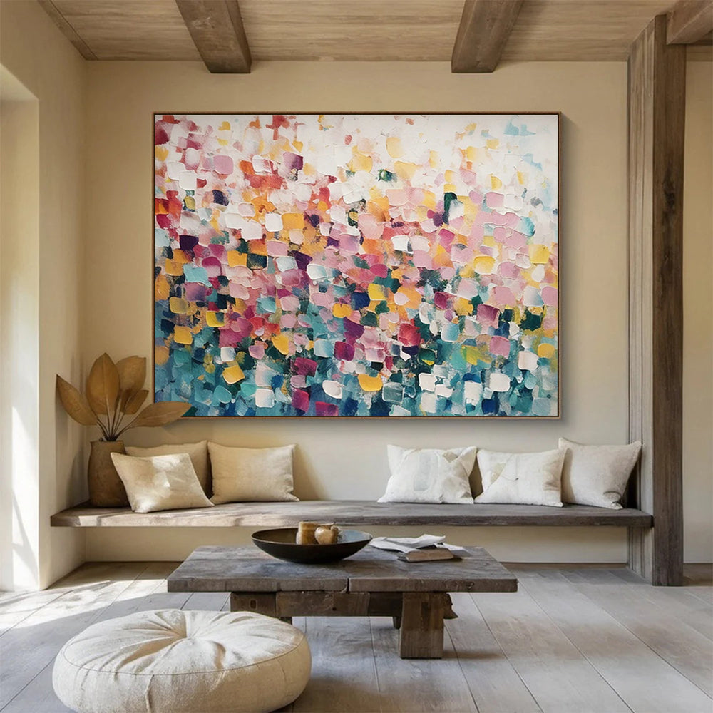 Color Block Abstract Art for Creative Agency Breakout Zone Walls DLZ3266