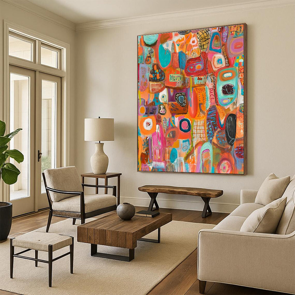 Abstract Colorful Shapes for Bohemian Café & Creative Studio STSC1221
