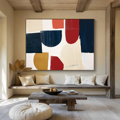 Minimalist Color Block Art for Scandinavian - Style Home & Modern Gallery SC489