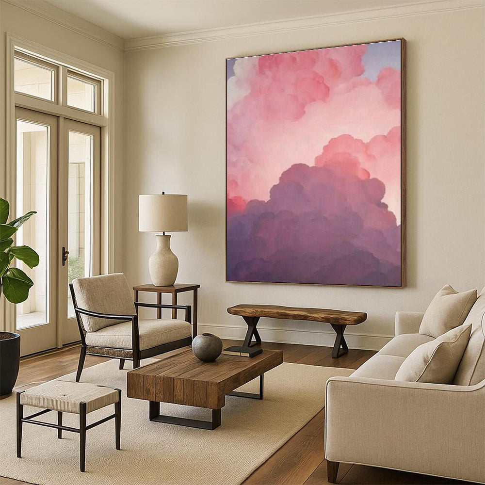 Dreamy Cloud Abstract Art for Nursery & Rooftop Lounge DLZ0593