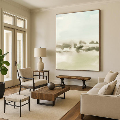 Light - Color Landscape Abstract Art for Living Room & Bedroom DLZ0519