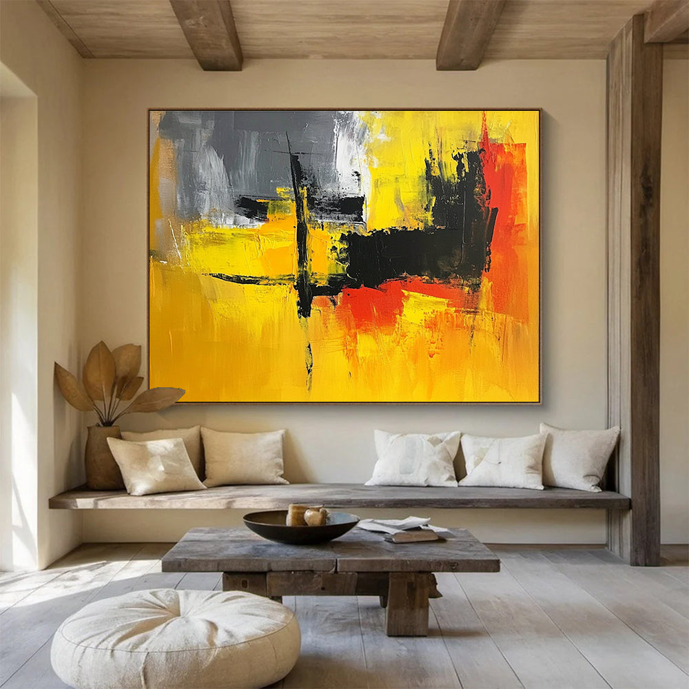 Bold Color Abstract Expression Art for Trendy Bar & Art - Lovers' Lounge SC393