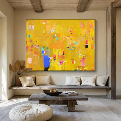 Yellow - Tone Vibrant Abstract Art for Lively Playrooms DLZ2422