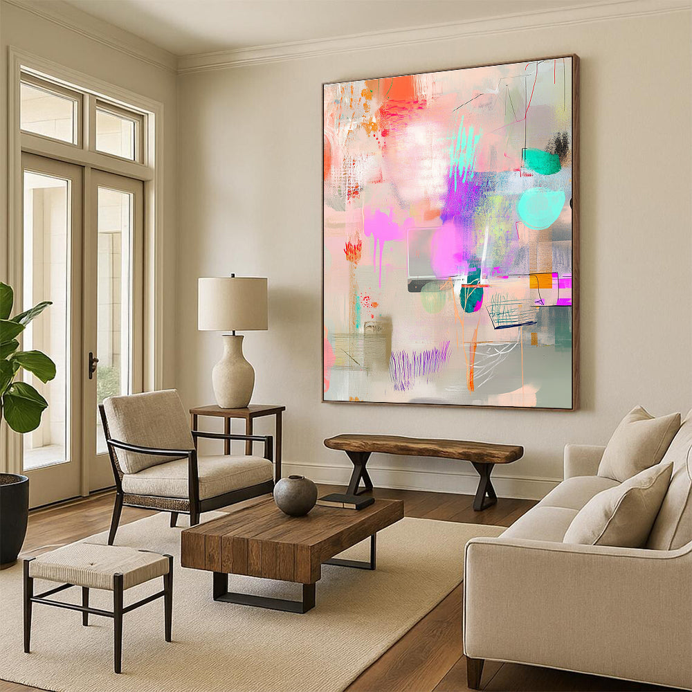 Autumnal Birch Trees Art for Cozy Living Room & Nature Gallery STSC1025