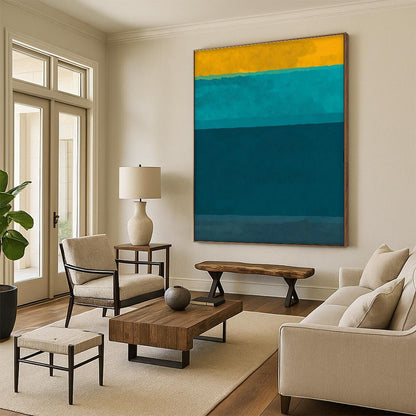 Color - Block Harmony Art for Design Studio & Fashion Showroom DLZ2323