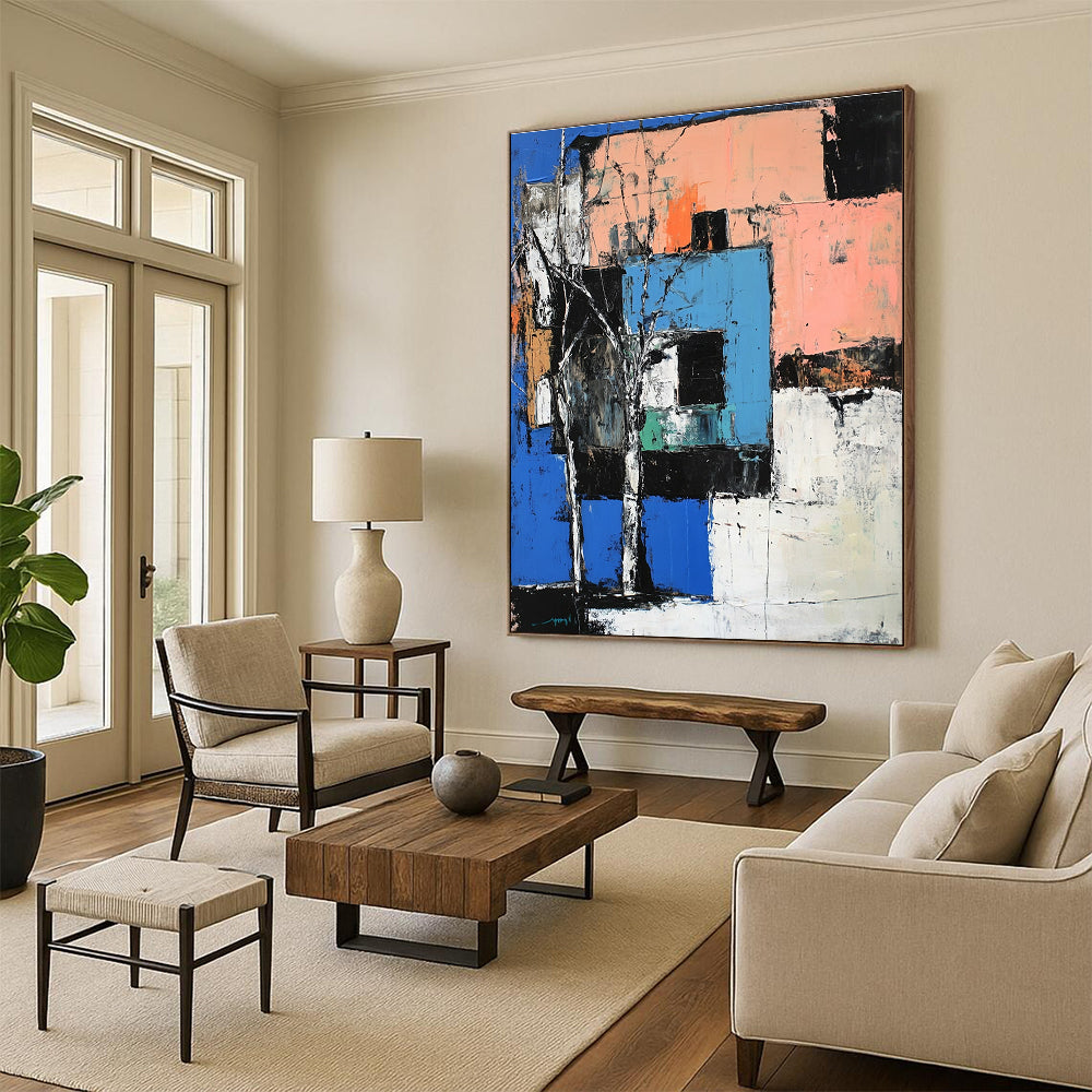 Colorful Urban Abstract for City Loft & Art Gallery STSC1108