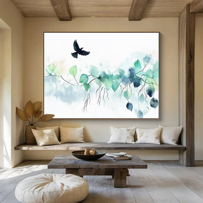 Minimalist Nature Art for Scandinavian Home & Yoga Studio SC568