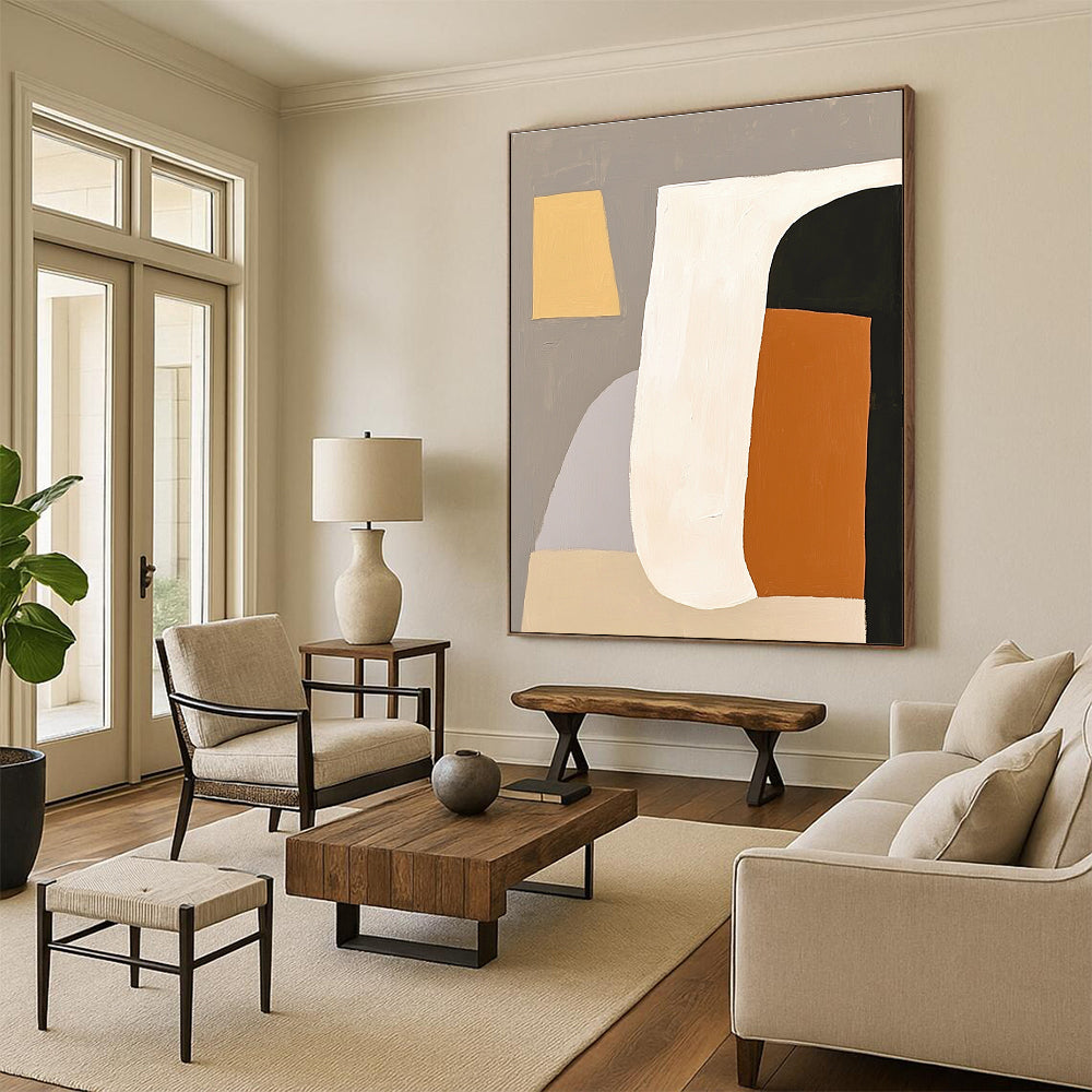 Modern Geometric Shapes for Mid - Century Home & Artistic Office STSC628