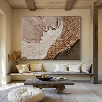 Textured Mountain Detail Art for Art - Lover’s Bedroom DLZ2851