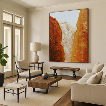 Textured Mountain Art for Outdoor Adventure Shop & Alpine Lodge DLZ1493