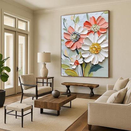 Textured Floral Bouquet for Feminine Bedroom & Floral Design Studio STSC1126