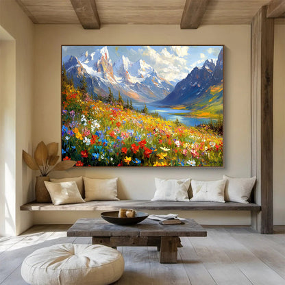 Breathtaking Alpine Art for Ski Chalet & Nature Lover’s Retreat SC581